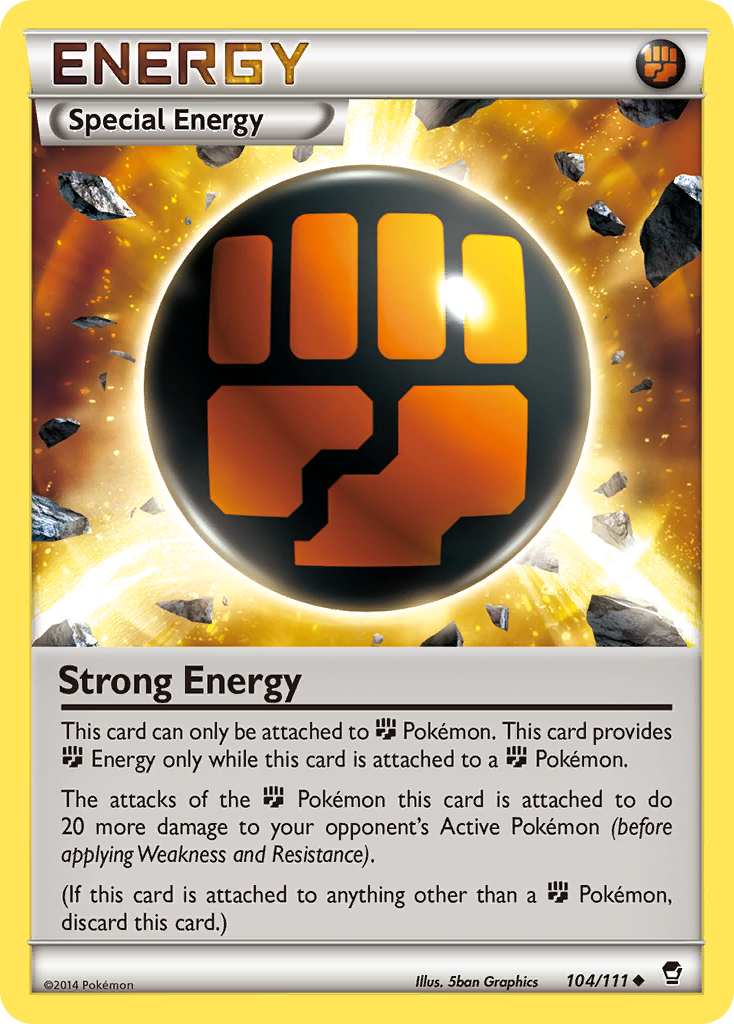 Strong Energy (104/111) [XY: Furious Fists] | Exor Games New Glasgow