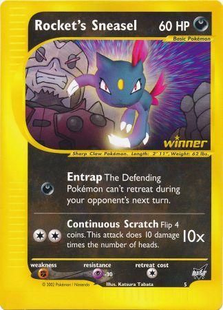 Rocket's Sneasel (5) (Jumbo Card) [Best of Promos] | Exor Games New Glasgow