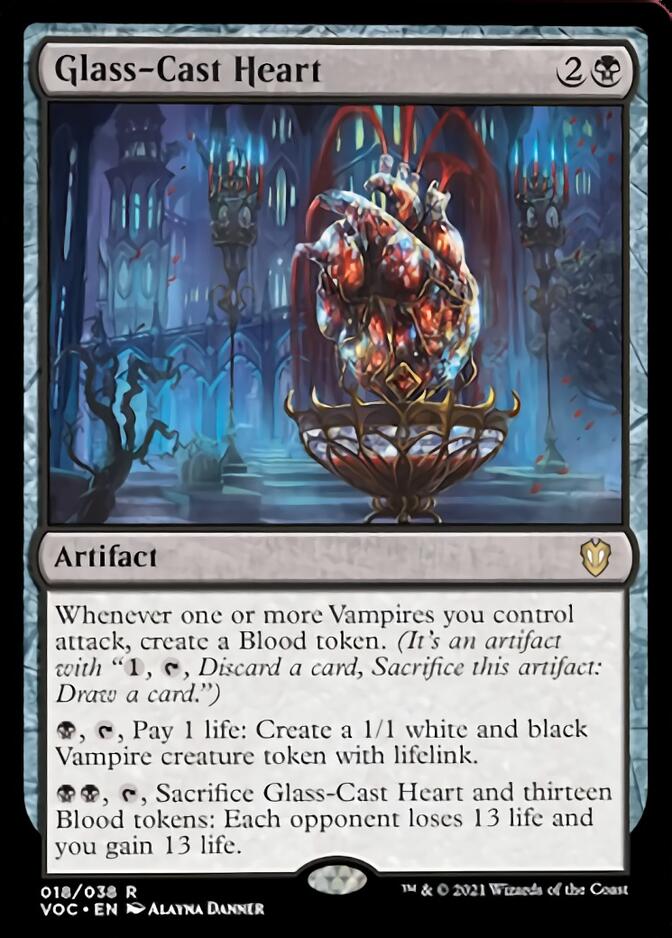 Glass-Cast Heart [Innistrad: Crimson Vow Commander] | Exor Games New Glasgow