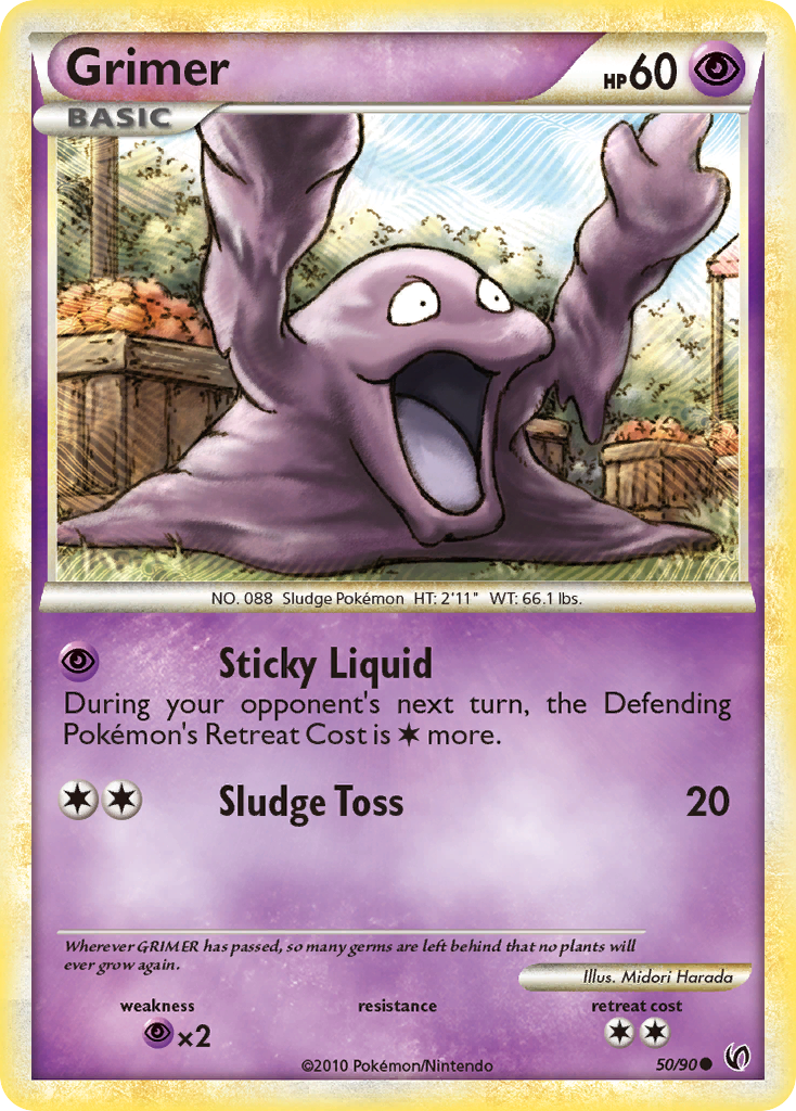 Grimer (50/90) [HeartGold & SoulSilver: Undaunted] | Exor Games New Glasgow