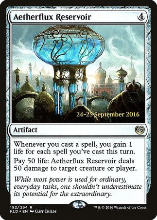 Aetherflux Reservoir [Kaladesh Promos] | Exor Games New Glasgow