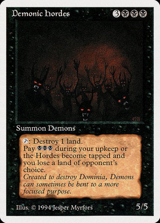 Demonic Hordes [Summer Magic / Edgar] | Exor Games New Glasgow