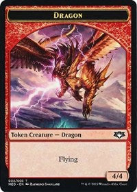 Dragon Token [Mythic Edition: War of the Spark] | Exor Games New Glasgow