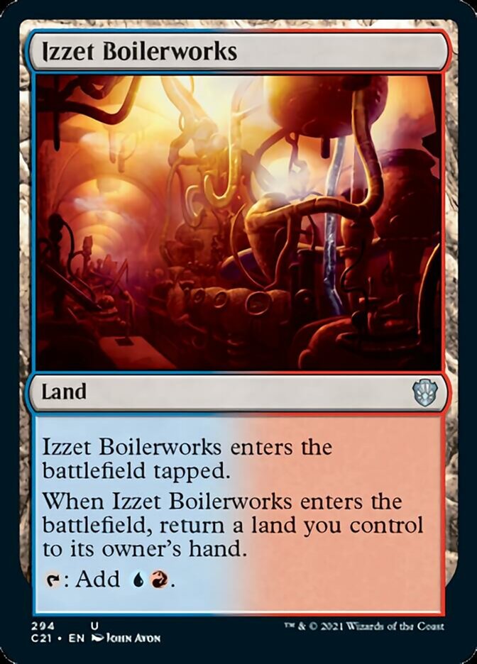 Izzet Boilerworks [Commander 2021] | Exor Games New Glasgow