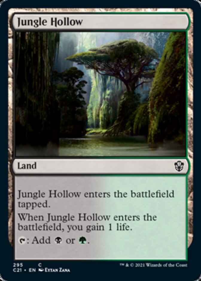 Jungle Hollow [Commander 2021] | Exor Games New Glasgow