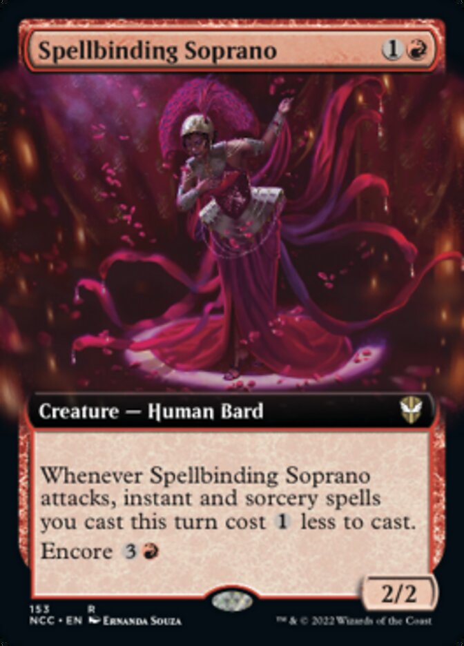 Spellbinding Soprano (Extended Art) [Streets of New Capenna Commander] | Exor Games New Glasgow