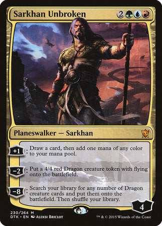 Sarkhan Unbroken [Dragons of Tarkir] | Exor Games New Glasgow