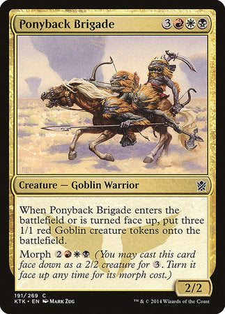 Ponyback Brigade [Khans of Tarkir] | Exor Games New Glasgow