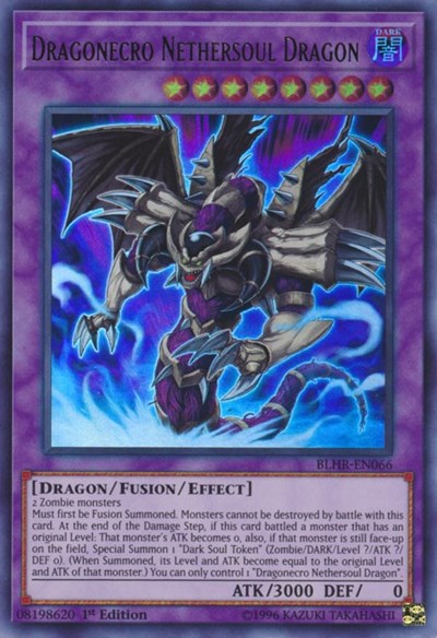 Dragonecro Nethersoul Dragon [BLHR-EN066] Ultra Rare | Exor Games New Glasgow