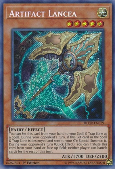 Artifact Lancea [BLHR-EN079] Secret Rare | Exor Games New Glasgow