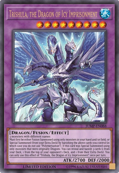 Trishula, the Dragon of Icy Imprisonment [JUMP-EN088] Ultra Rare | Exor Games New Glasgow
