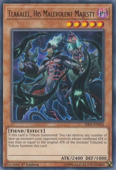 Tlakalel, His Malevolent Majesty [RIRA-EN032] Rare | Exor Games New Glasgow