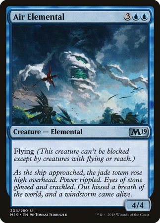 Air Elemental [Core Set 2019] | Exor Games New Glasgow