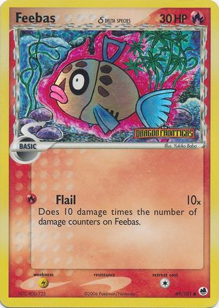 Feebas (49/101) (Delta Species) (Stamped) [EX: Dragon Frontiers] | Exor Games New Glasgow