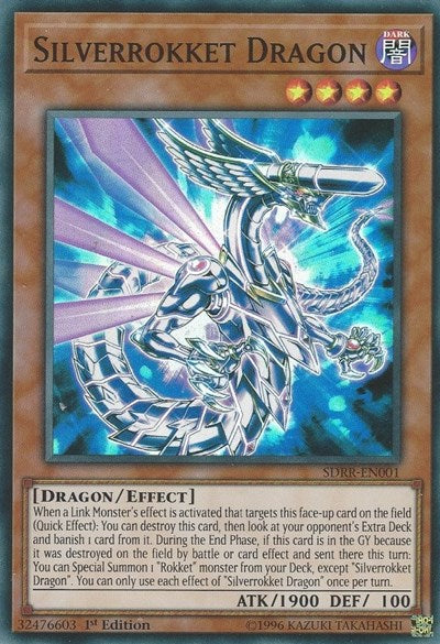 Silverrokket Dragon [SDRR-EN001] Super Rare | Exor Games New Glasgow