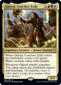 Ghired, Conclave Exile (Commander 2019) [Oversize Cards] | Exor Games New Glasgow