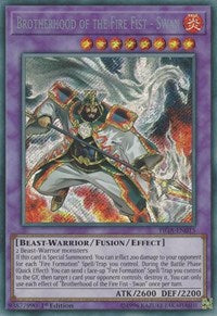 Brotherhood of the Fire Fist - Swan [FIGA-EN015] Secret Rare | Exor Games New Glasgow