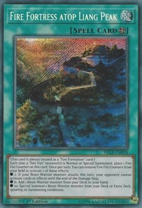 Fire Fortress atop Liang Peak [FIGA-EN018] Secret Rare | Exor Games New Glasgow