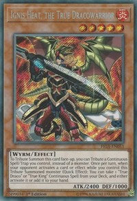 Ignis Heat, the True Dracowarrior [FIGA-EN053] Secret Rare | Exor Games New Glasgow