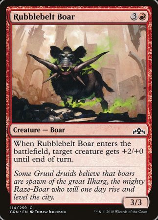 Rubblebelt Boar [Guilds of Ravnica] | Exor Games New Glasgow