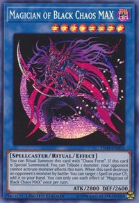 Magician of Black Chaos MAX [TN19-EN002] Prismatic Secret Rare | Exor Games New Glasgow