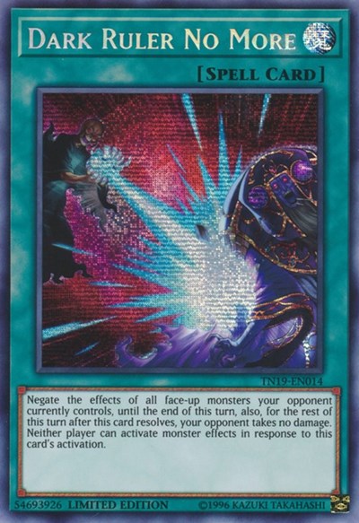 Dark Ruler No More [TN19-EN014] Prismatic Secret Rare | Exor Games New Glasgow