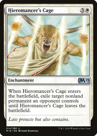 Hieromancer's Cage [Core Set 2019] | Exor Games New Glasgow