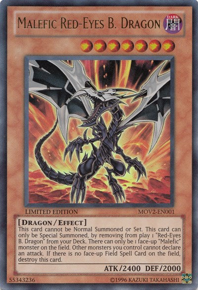 Malefic Red-Eyes B. Dragon [MOV2-EN001] Ultra Rare | Exor Games New Glasgow