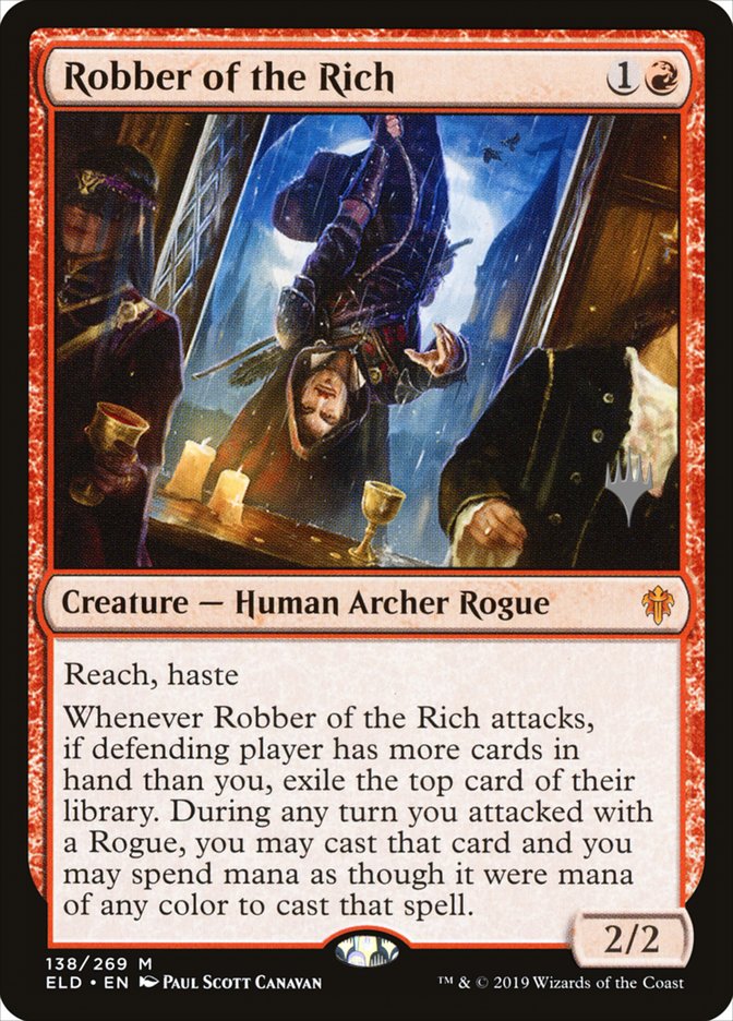 Robber of the Rich (Promo Pack) [Throne of Eldraine Promos] | Exor Games New Glasgow