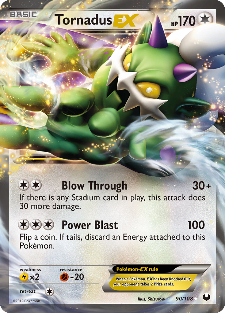 Tornadus EX (90/108) [Black & White: Dark Explorers] | Exor Games New Glasgow