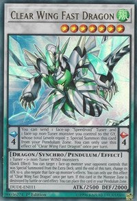 Clear Wing Fast Dragon [DUDE-EN011] Ultra Rare | Exor Games New Glasgow