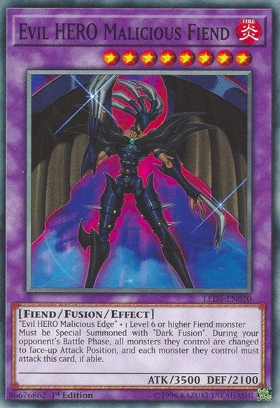 Evil HERO Malicious Fiend [LED5-EN020] Common | Exor Games New Glasgow