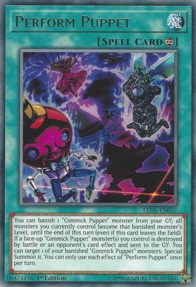 Perform Puppet [LED5-EN037] Rare | Exor Games New Glasgow