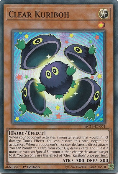 Clear Kuriboh [AC19-EN004] Super Rare | Exor Games New Glasgow