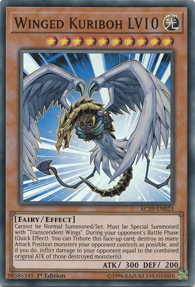 Winged Kuriboh LV10 [AC19-EN023] Super Rare | Exor Games New Glasgow