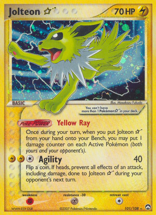 Jolteon Star (101/108) [EX: Power Keepers] | Exor Games New Glasgow