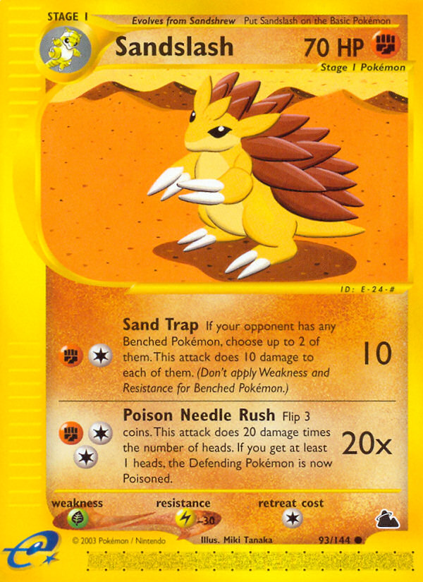 Sandslash (93/144) [Skyridge] | Exor Games New Glasgow