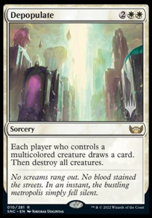Depopulate (Promo Pack) [Streets of New Capenna Promos] | Exor Games New Glasgow