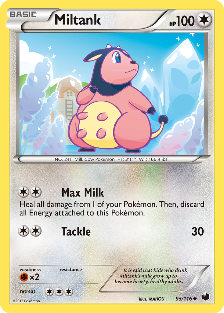 Miltank (93/116) [Black & White: Plasma Freeze] | Exor Games New Glasgow