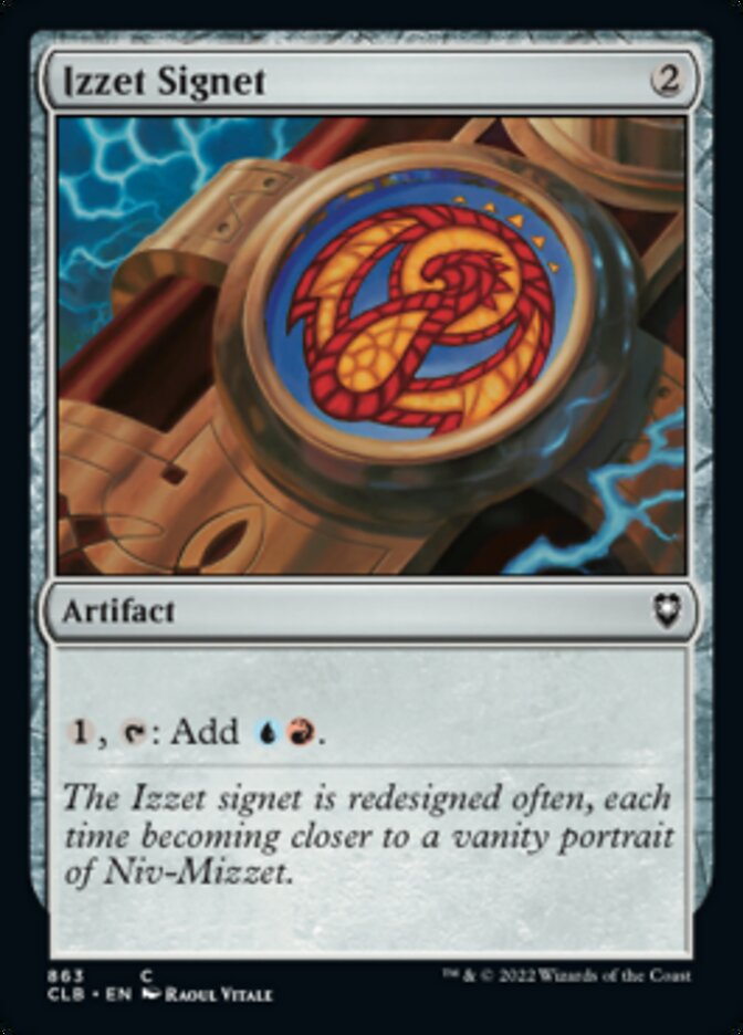 Izzet Signet [Commander Legends: Battle for Baldur's Gate] | Exor Games New Glasgow