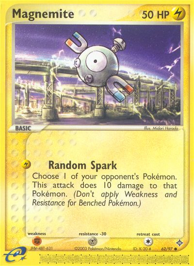 Magnemite (62/97) [EX: Dragon] | Exor Games New Glasgow