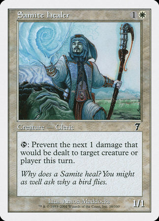 Samite Healer [Seventh Edition] | Exor Games New Glasgow