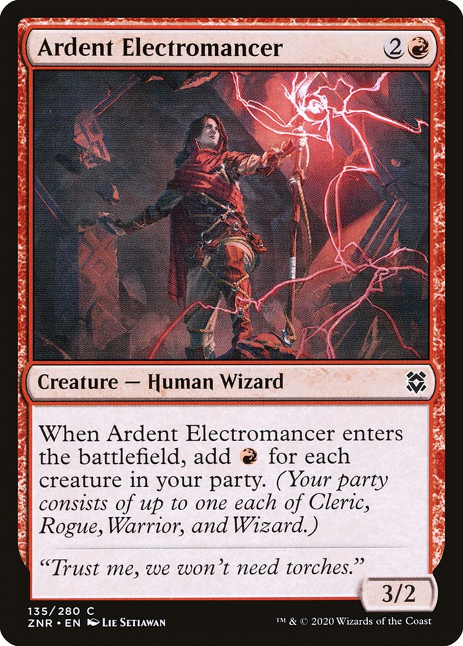 Ardent Electromancer [Zendikar Rising] | Exor Games New Glasgow