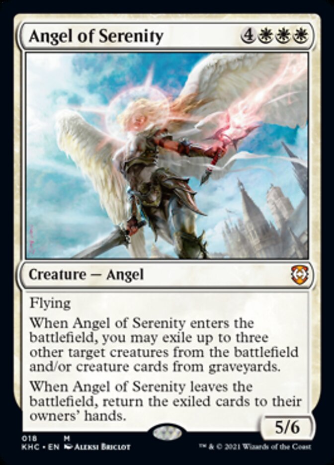 Angel of Serenity [Kaldheim Commander] | Exor Games New Glasgow