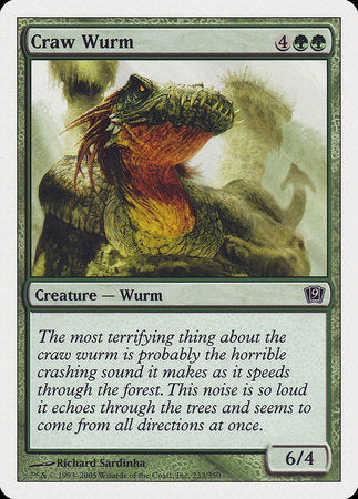Craw Wurm [Ninth Edition] | Exor Games New Glasgow