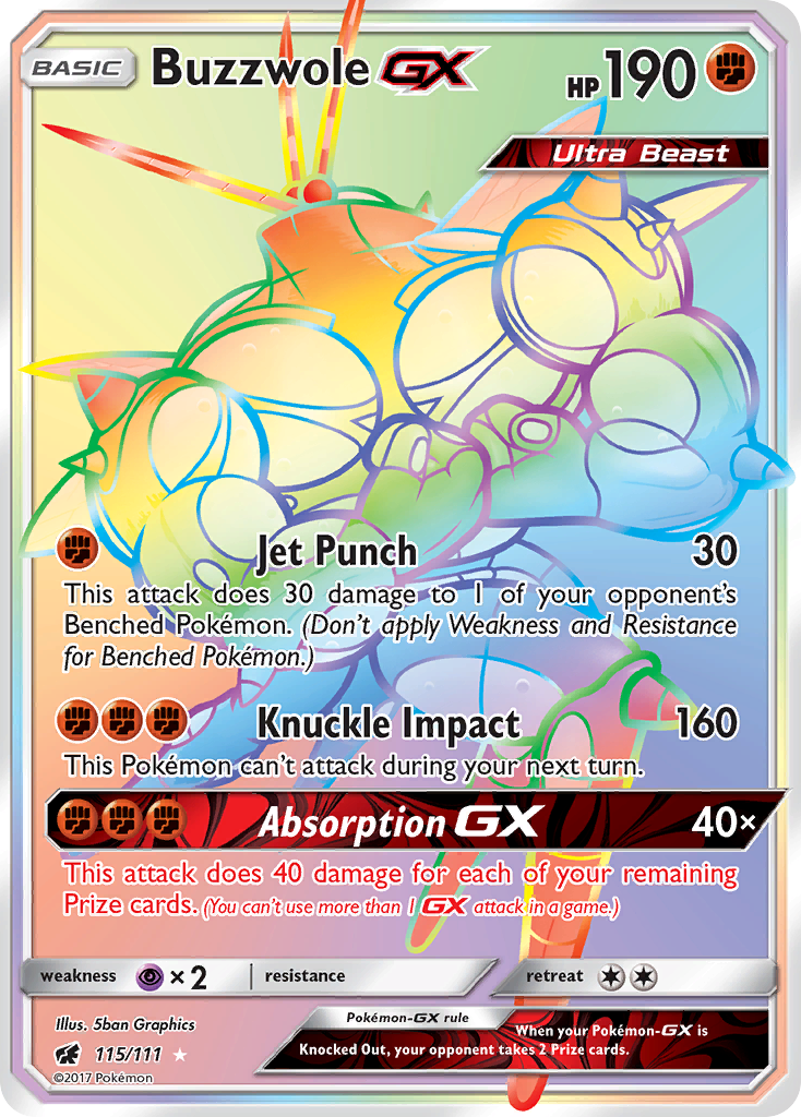 Buzzwole GX (115/111) [Sun & Moon: Crimson Invasion] | Exor Games New Glasgow