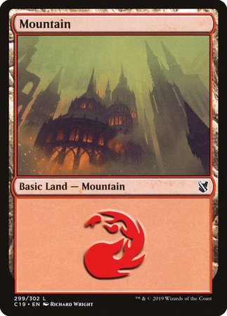 Mountain (299) [Commander 2019] | Exor Games New Glasgow