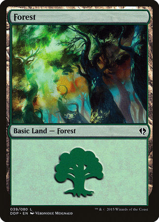 Forest (39) [Duel Decks: Zendikar vs. Eldrazi] | Exor Games New Glasgow