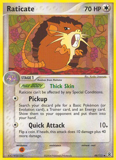 Raticate (48/112) [EX: FireRed & LeafGreen] | Exor Games New Glasgow