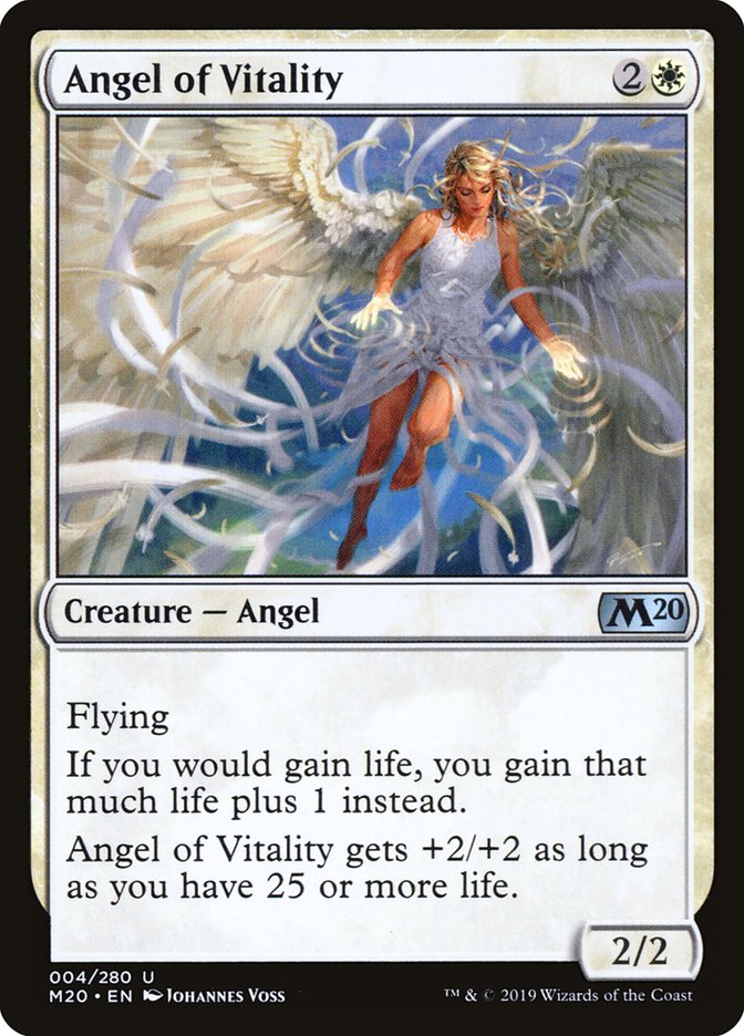 Angel of Vitality [Core Set 2020] | Exor Games New Glasgow